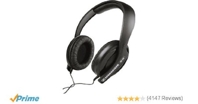 Sennheiser HD 202 II Professional Headphones (Black): Home Audio & T