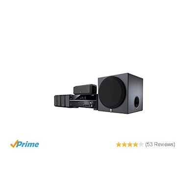 Amazon.com: Yamaha YHT-3920UBL 5.1-Channel Home Theater in a Box System with Blu