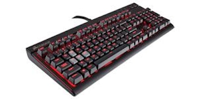 Corsair Gaming Strafe Mechanical Gaming Keyboard - Cherry MX Red - Backlit Red L