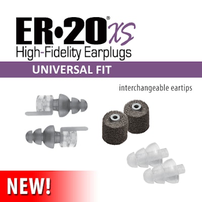 Etymotic Research | ER•20®XS High-Fidelity Earplugs Universal Fit - Hearing Prot