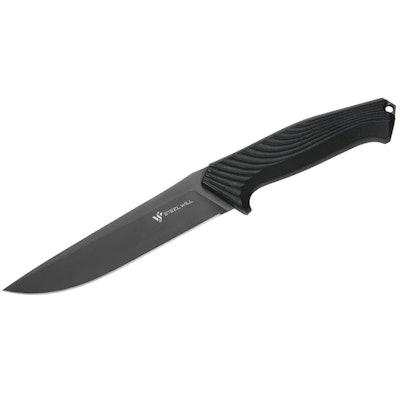 Steel Will Darkangel Fixed 5.83" Blade, Black Forprene Handles, Kydex Sheath  - 