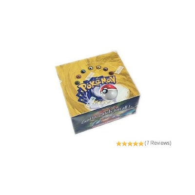 Amazon.com: Pokemon Card Game - Basic (Base Set 1) Booster Box - 36P11C: Toys & 