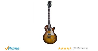 Amazon.com: Gibson 2016 T Les Paul Studio 50's Tribute Electric Guitar, Satin Ho