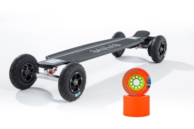 2 in 1 All Terrain and Street Carbon Series Electric Skateboard | Evolve Skatebo