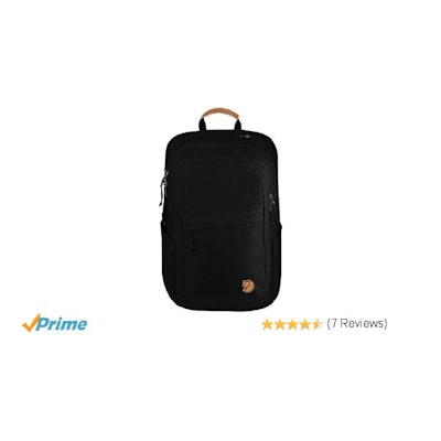 Amazon.com : Fjallraven Raven 28 Daypack, Black, One Size : Sports & Outdoors