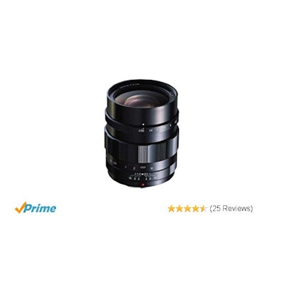 Amazon.com : Voigtlander 25mm f/0.95 Nokton Aspherical Lens, Type II, Manual Foc