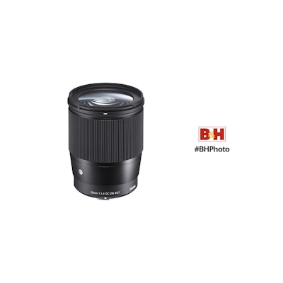 Sigma 16mm f/1.4 DC DN Contemporary Lens for Sony E 402965 B&H