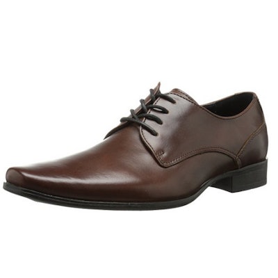 Calvin Klein Men's Brodie Burnished Leather Oxford Dress Shoes