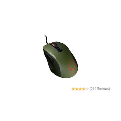 Amazon.com: ROCCAT KONE Pure Military Edition Core Performance Gaming Mouse, Cam