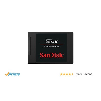 Amazon.com: SanDisk Ultra II 480GB SATA III 2.5-Inch 7mm Height Solid State Driv