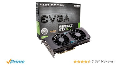 Amazon.com: EVGA GeForce GTX 970 SSC ACX 2.0+ 4GB GDDR5 256bit, DVI-I, DVI-D, HD