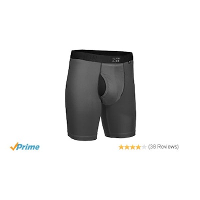 2UNDR Power Shift Long Leg Boxer Briefs, Grey, Large at Amazon Men’s Clothing st