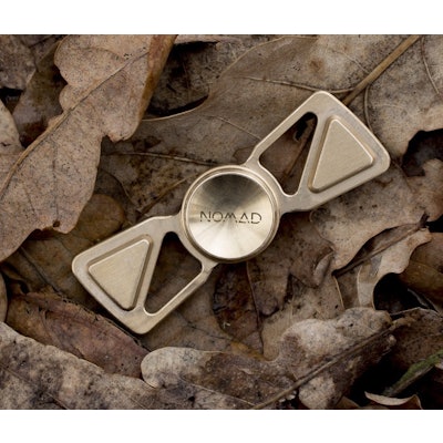     NOMAD Brass Polished Fidget Spinner - R188 Stainless Steel High Speed     
