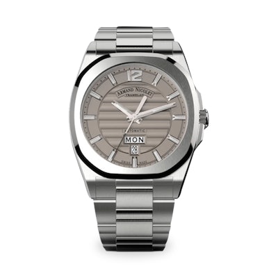 Stainless Steel 316L with Stainless Steel 316L Bracelet - Armand Nicolet