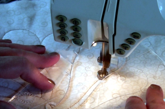 Free motion quilting rulers for domestic machines Poll Drop