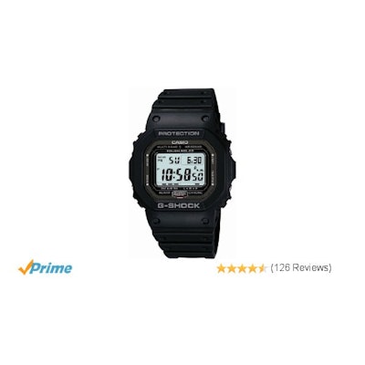 Amazon.com: Casio G Shock GW-5000-1JF Multi Band 6 Japan Made: Watches