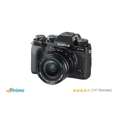 Amazon.com : Fujifilm X-T2 Mirrorless Digital Camera with 18-55mm F2.8-4.0 R LM