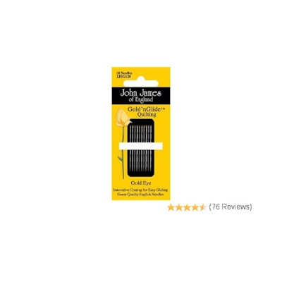 Amazon.com: Gold'n Glide Quilting Needles -Size 10 10/Pkg