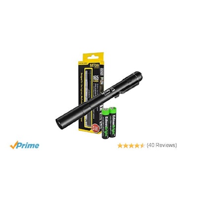 Nitecore MT06 165 Lumen Cree XQ-E LED Tactical pen-type Flashlight