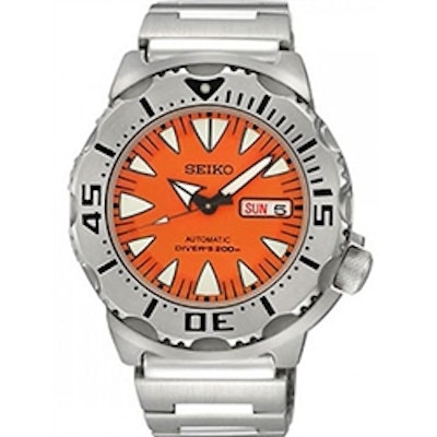 Seiko 2nd Generation Orange Monster with new 24-Jewel Automatic Movement #SRP309