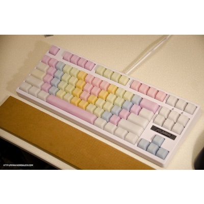 Rainbow Jelly POM Keycap Set