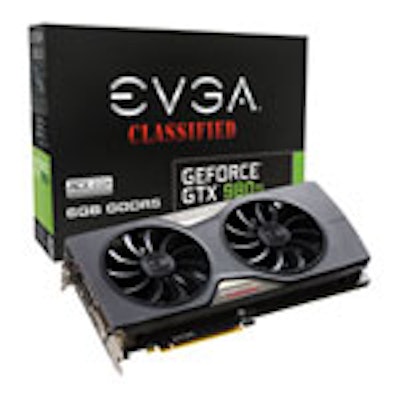 
	EVGA NVIDIA GTX 980 Ti CLASSIFIED GAMING Graphics Card 6GB - 06G-P4-4998-KR -