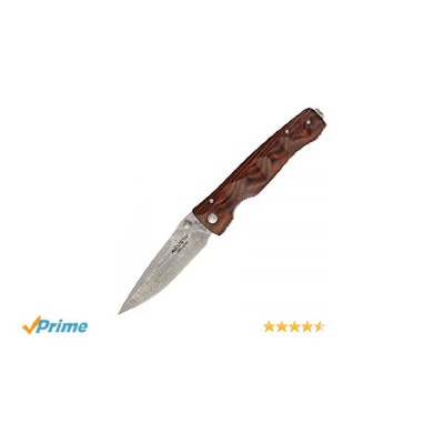 Amazon.com : Mcusta Knives Tactility Knife with Damascus Blade and Indian Rosewo