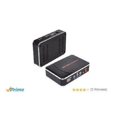 Game Video Capture；HDMI/YPbPr Recorder High Definition (HD) Video Capture Box wi