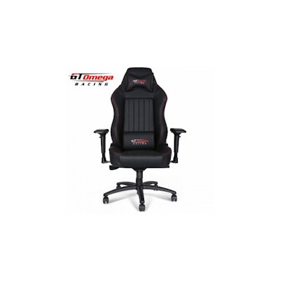 GT Omega EVO XL Racing Office Chair Black Leather