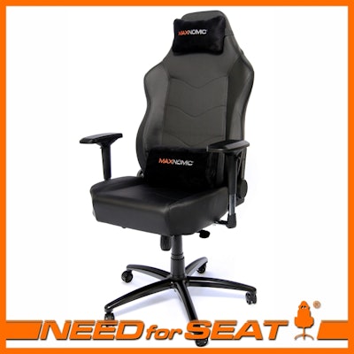 MAXNOMIC Computer XL Gaming Office Chair - TITANUS BLACK | NEEDforSEAT USA