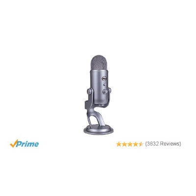 Amazon.com: Blue Microphones Yeti USB Microphone - Space Gray: Musical Instrumen
