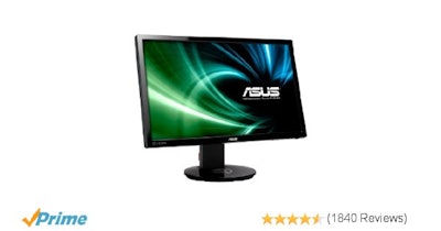 Amazon.com: Asus VG248QE 24-inch Full HD Ergonomic Back-lit LED Gaming Monitor: 