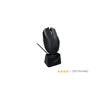 RAZER Naga Epic Chroma - Éclairage RGB Souris Gaming Mouse MMO, sans fil, 19 Bou