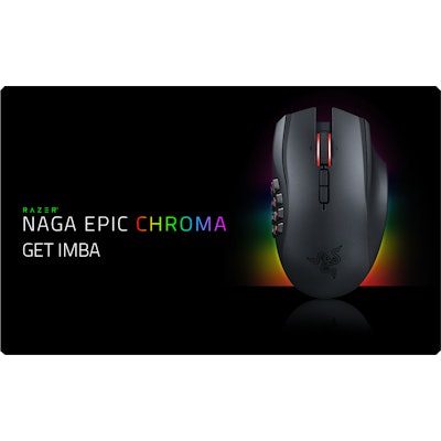 Razer Naga Epic Chroma Gaming Mouse - Customizable Chroma Lighting