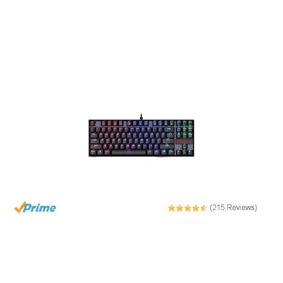Amazon.com: Redragon K552-RGB KUMARA RGB LED Backlit Mechanical Gaming Keyboard 