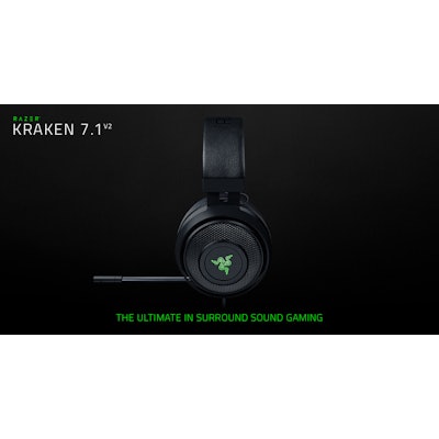 Surround Sound Gaming Headset - Razer Kraken 7.1 V2