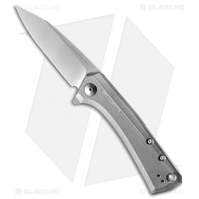 Zero Tolerance 0808 Flipper Knife Titanium (3.25" Satin) ZT