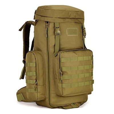 Protector Plus Military MOLLE Backpack Rucksack Tactical Gear Bag Adjustable 70-
