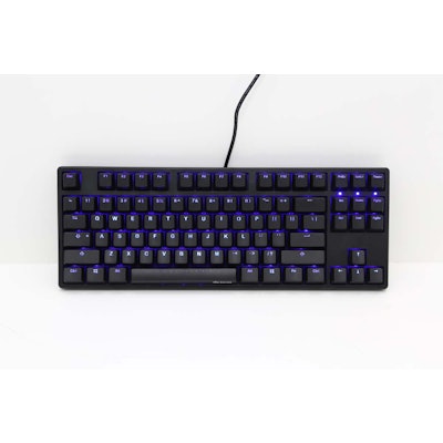 Ducky One TKL Blue LED Mechanical Keyboard (Blue Cherry MX)