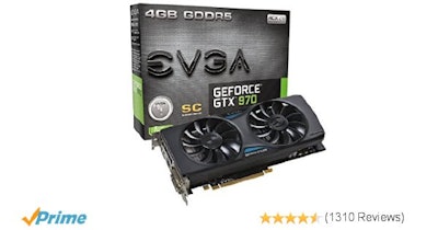 Amazon.com: EVGA GeForce GTX 970 4GB SC GAMING ACX 2.0, 26% Cooler and 36% Quiet