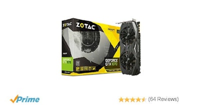 ZOTAC GeForce GTX 1070 AMP! Edition 8GB GDDR5: Amazon.de: Computer & Zubehör