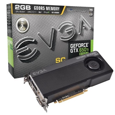 EVGA GeForce GTX 650Ti Boost  (2GB, GDDR5, PCI-Express 3.0, 192-Bit)