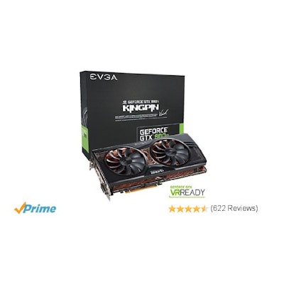 Amazon.com: EVGA GeForce GTX 980 Ti 6GB K|NGP|N w/ACX 2.0+ (72%+ ASIC), Whisper 