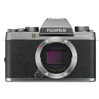 Fujifilm X-T100 Body Dark Silver Mirrorless Digital Camera with 3.0" TFT LCD