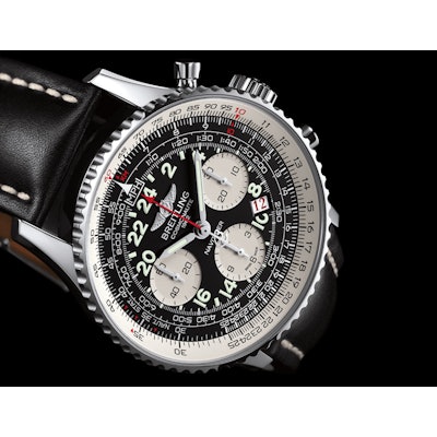         
    Breitling Navitimer Cosmonaute - 24-hour pilot's watch
