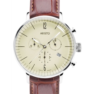 Aristo 4H152 Bauhaus Swiss Quartz Chronograph Watch