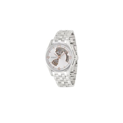 Amazon.com: Hamilton Jazzmaster Open Heart Silver Watch H32565155: Watches