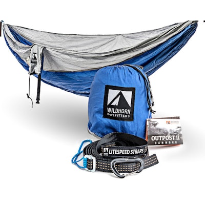 Outpost II Double Camping Hammock With LiteSpeed Suspension System - WildHorn Ou