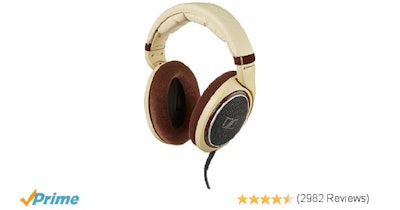 Amazon.com: Sennheiser HD 598 Over-Ear Headphones - Ivory: Home Audio & Theater