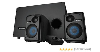 Amazon.com: Corsair Gaming Audio Series SP2500 High-Power 2.1 PC Speaker System 